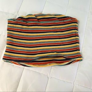 Garage Striped Tube Top
